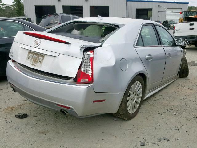 1G6DE5EG1A0130167 - 2010 CADILLAC CTS LUXURY SILVER photo 4