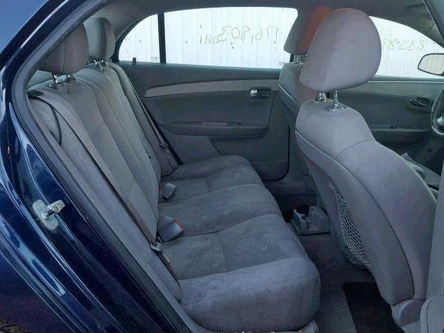 1G1ZC5EB7AF103350 - 2010 CHEVROLET MALIBU 1LT 蓝色 照片 6