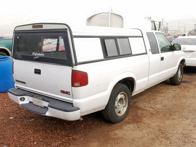 1GTCS19W228234701 - 2002 GMC SONOMA WHITE photo 4