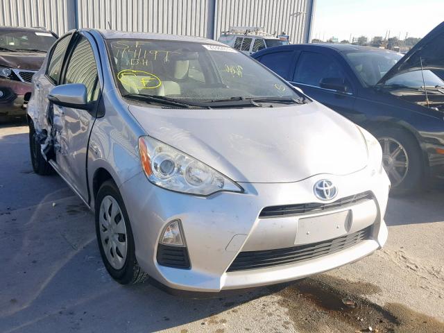 JTDKDTB34D1535872 - 2013 TOYOTA PRIUS C SILVER photo 1