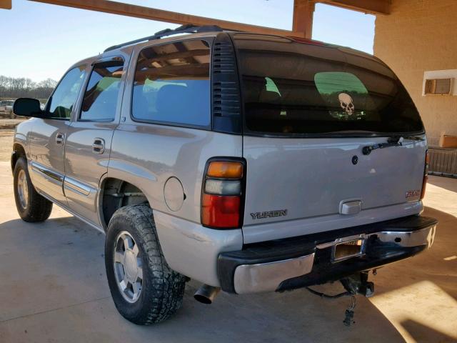 1GKEK13T55J154771 - 2005 GMC YUKON TAN photo 3