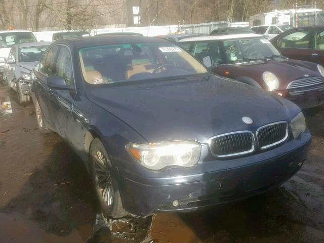 WBAGL63434DP70504 - 2004 BMW 745 I BLUE photo 1