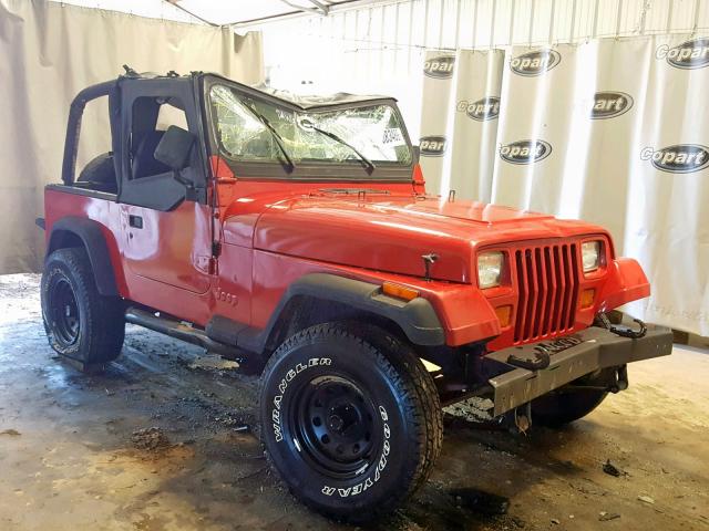 1J4FY19P8SP217163 - 1995 JEEP WRANGLER / RED photo 1