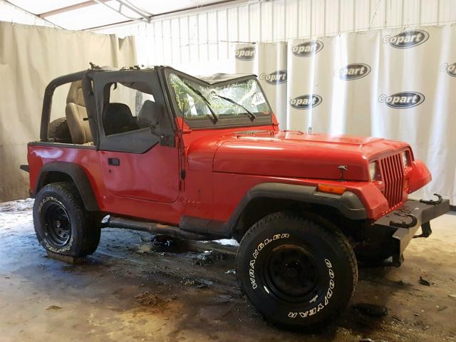 1J4FY19P8SP217163 - 1995 JEEP WRANGLER / RED photo 9