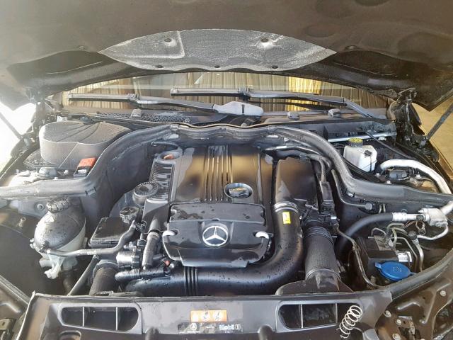 WDDGJ4HB3CF818029 - 2012 MERCEDES-BENZ C 250 BLACK photo 7