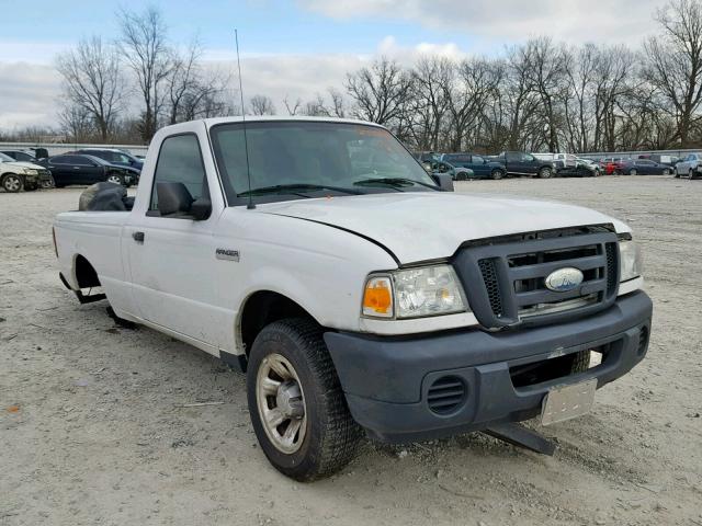 1FTYR10D58PA74597 - 2008 FORD RANGER WHITE photo 1