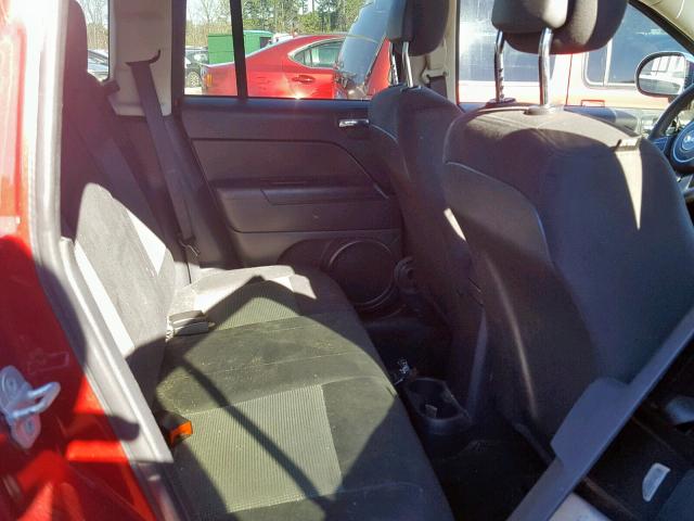 1C4NJCBA4CD526073 - 2012 JEEP COMPASS SP 红色 照片 6