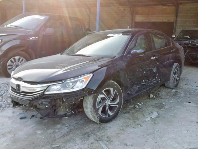 1HGCR2F34HA255130 - 2017 HONDA ACCORD LX 黑色 照片 2