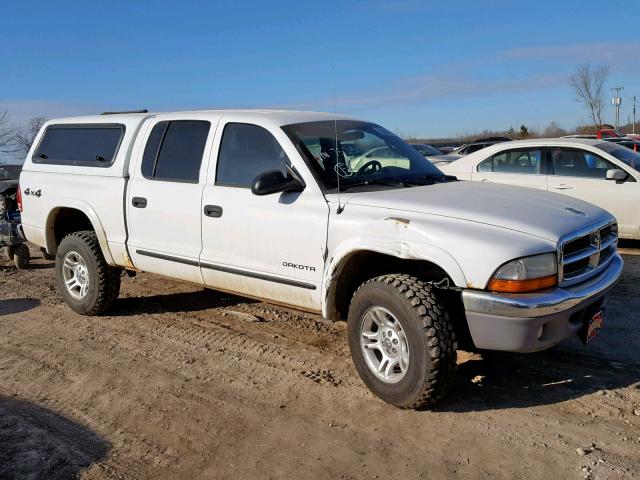 1D7HG48N04S757504 - 2004 DODGE DAKOTA QUA WHITE photo 1