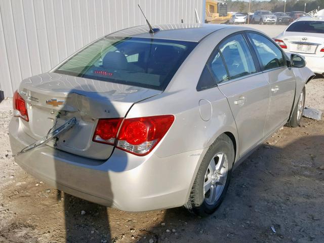 1G1PC5SB0D7300676 - 2013 CHEVROLET CRUZE LT SILVER photo 4