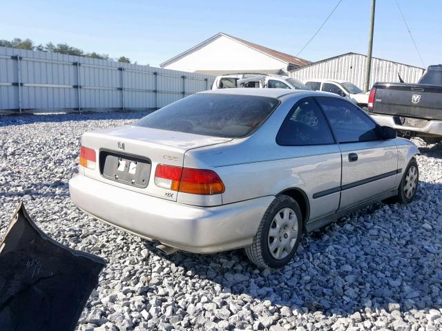 1HGEJ622XWL001315 - 1998 HONDA CIVIC DX SILVER photo 4