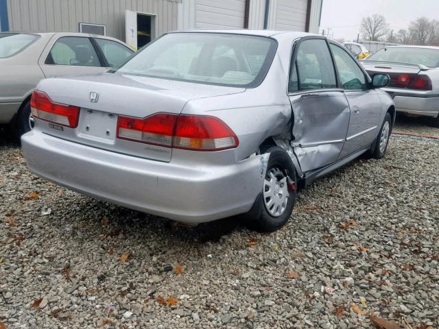 1HGCF86602A110311 - 2002 HONDA ACCORD VAL SILVER photo 4