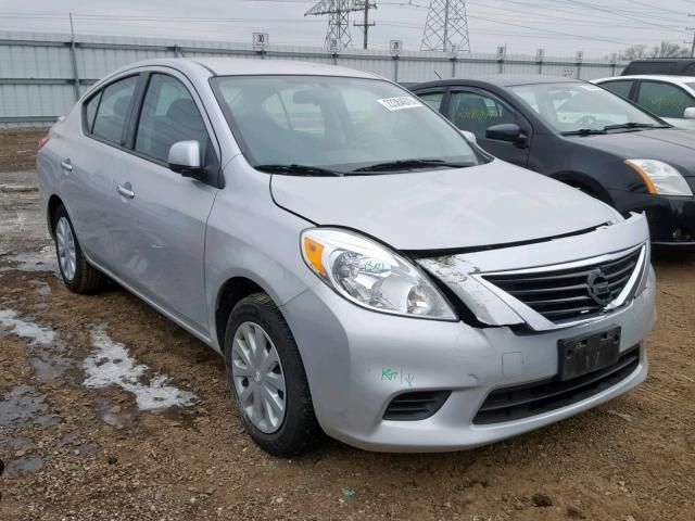 3N1CN7APXEK461616 - 2014 NISSAN VERSA S SILVER photo 1