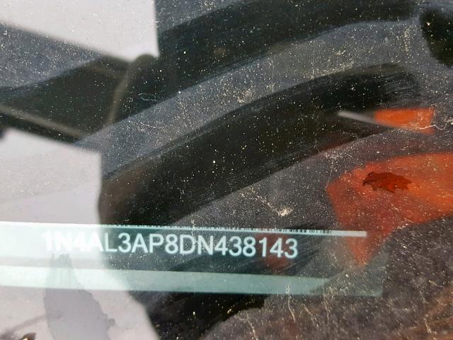 1N4AL3AP8DN438143 - 2013 NISSAN ALTIMA 2.5 银色 照片 10