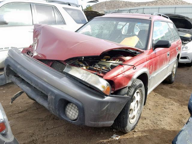 4S3BG6856T7983883 - 1996 SUBARU LEGACY OUT 红色 照片 2