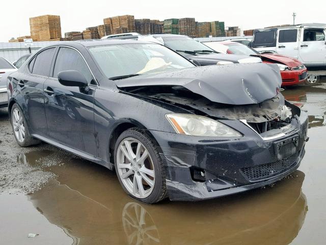 JTHBE262562003163 - 2006 LEXUS IS 350 BLACK photo 1