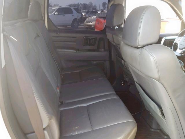 2HJYK16557H532528 - 2007 HONDA RIDGELINE SILVER photo 6