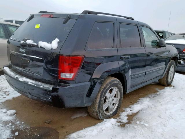 1J8GR48K57C512419 - 2007 JEEP GRAND CHER BLACK photo 4