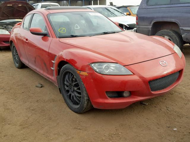 JM1FE173340108202 - 2004 MAZDA RX8 RED photo 1