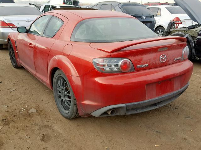 JM1FE173340108202 - 2004 MAZDA RX8 RED photo 3