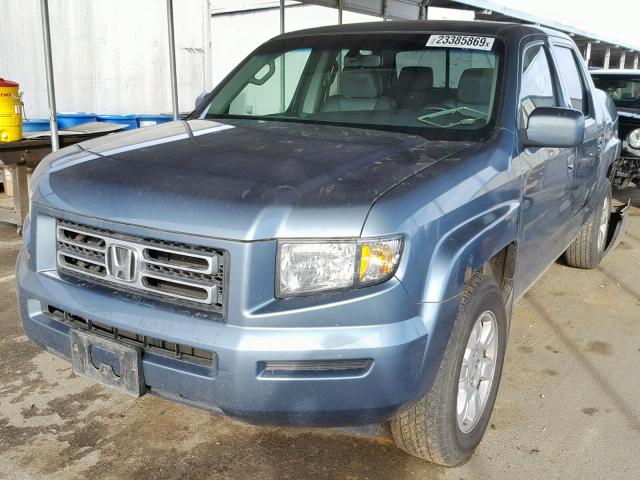 2HJYK16586H550200 - 2006 HONDA RIDGELINE BLUE photo 2