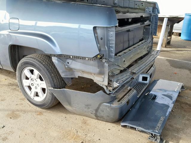 2HJYK16586H550200 - 2006 HONDA RIDGELINE BLUE photo 9