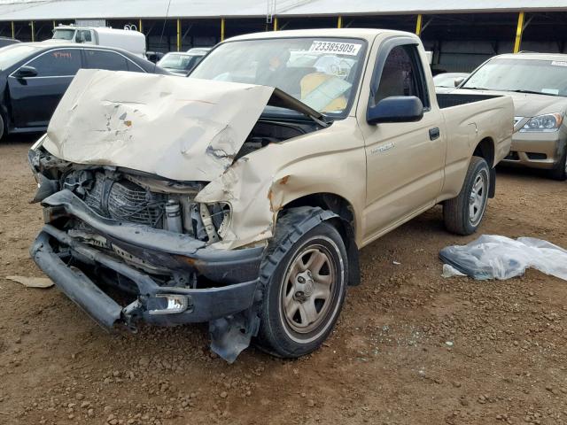 5TENL42N63Z198391 - 2003 TOYOTA TACOMA GOLD photo 2