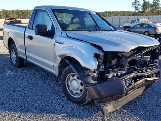 1FTMF1CB0JFB21029 - 2018 FORD F150 SILVER photo 1