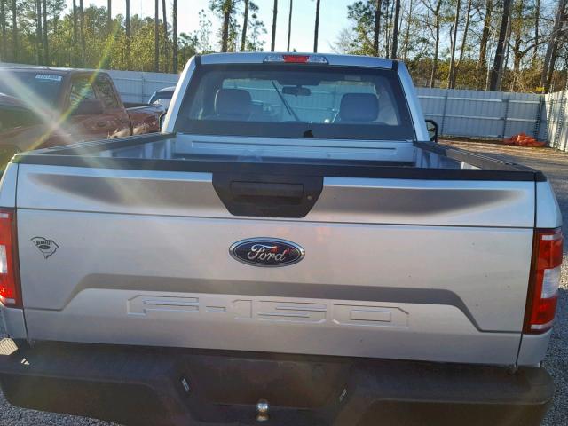 1FTMF1CB0JFB21029 - 2018 FORD F150 SILVER photo 6