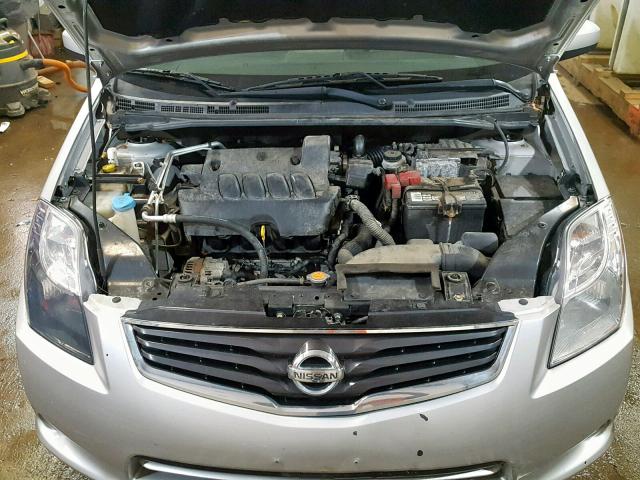 3N1AB6AP5AL708023 - 2010 NISSAN SENTRA 2.0 SILVER photo 7