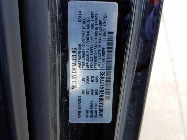 WMEEJ3BA7EK777492 - 2014 SMART FORTWO PUR RED photo 10