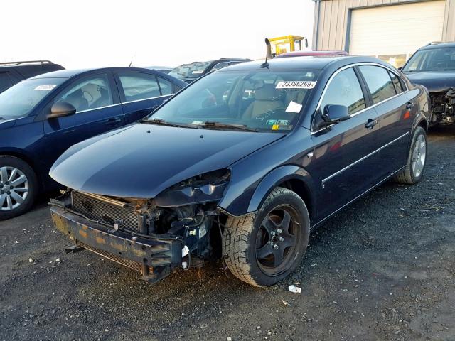 1G8ZS57N97F281541 - 2007 SATURN AURA XE BLUE photo 2