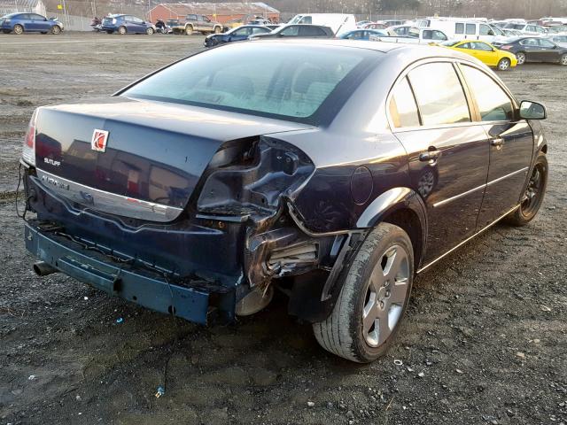 1G8ZS57N97F281541 - 2007 SATURN AURA XE BLUE photo 4