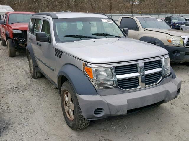 1D8GU28K48W114971 - 2008 DODGE NITRO SXT SILVER photo 1