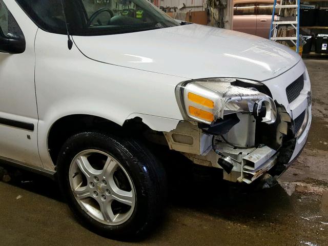 1GNDV23127D119567 - 2007 CHEVROLET UPLANDER L თეთრი ფოტო 10