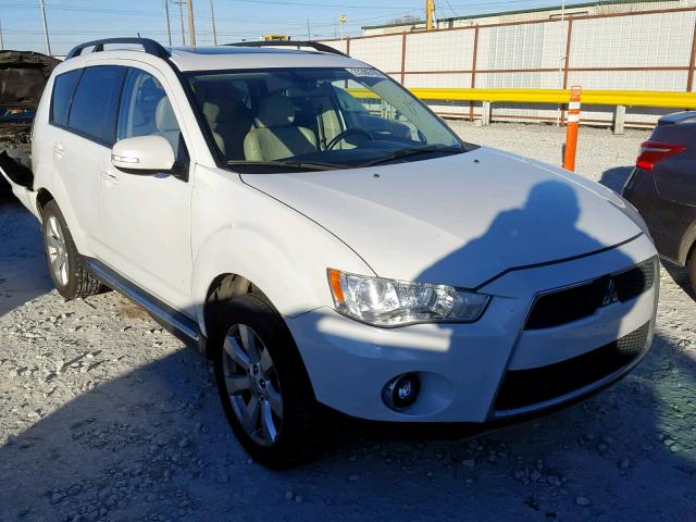 JA4JS4AX4AZ006361 - 2010 MITSUBISHI OUTLANDER WHITE photo 1