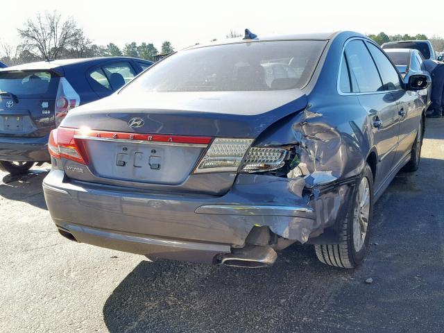 KMHFC4DD9BA533348 - 2011 HYUNDAI AZERA GLS GRAY photo 4