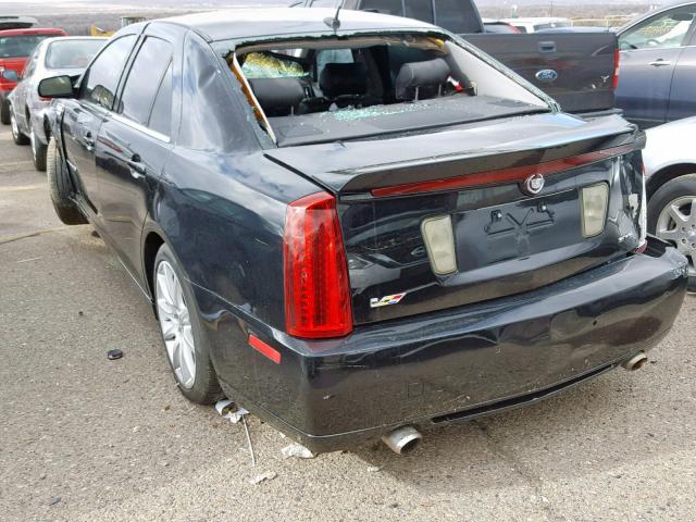 1G6DX67D180131381 - 2008 CADILLAC STS-V BLACK photo 3