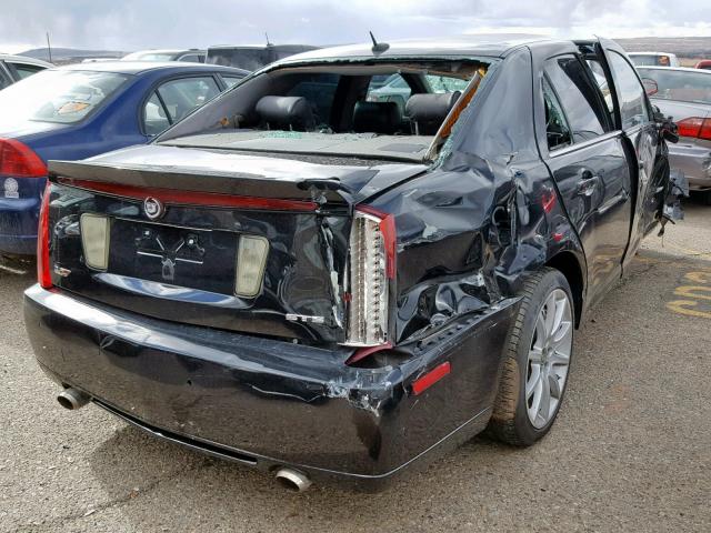 1G6DX67D180131381 - 2008 CADILLAC STS-V BLACK photo 4