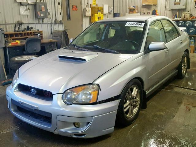 JF1GD29654G501457 - 2004 SUBARU IMPREZA WR SILVER photo 2