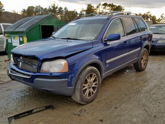 YV4CZ852861284280 - 2006 VOLVO XC90 V8 BLUE photo 2