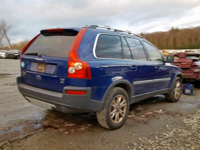 YV4CZ852861284280 - 2006 VOLVO XC90 V8 BLUE photo 4