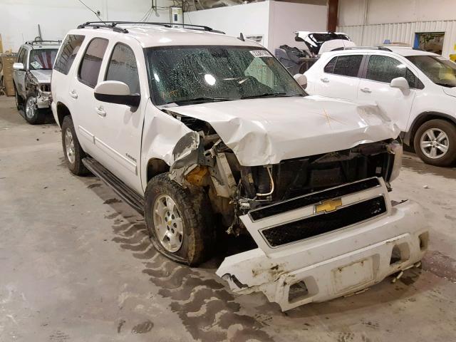 1GNSCAE00BR196672 - 2011 CHEVROLET TAHOE C150 WHITE photo 1