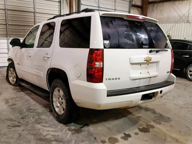 1GNSCAE00BR196672 - 2011 CHEVROLET TAHOE C150 WHITE photo 3