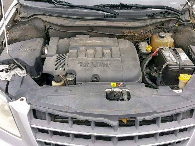 2A8GF68X07R214691 - 2007 CHRYSLER PACIFICA T SILVER photo 7