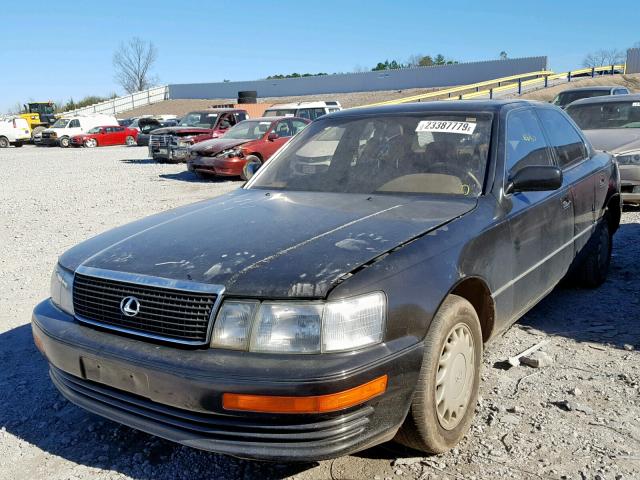 JT8UF11EXN0124671 - 1992 LEXUS LS 400 BLACK photo 2