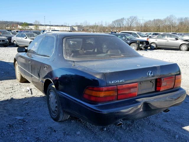 JT8UF11EXN0124671 - 1992 LEXUS LS 400 BLACK photo 3