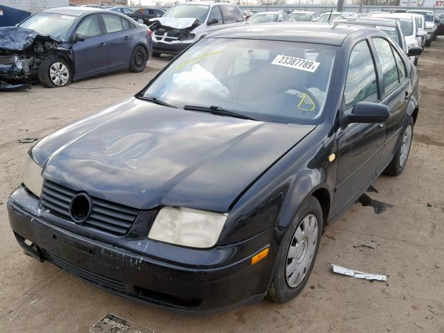 3VWSC29M0XM104302 - 1999 VOLKSWAGEN JETTA GLS BLACK photo 2