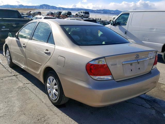 4T1BE32K35U402987 - 2005 TOYOTA CAMRY LE GOLD photo 3