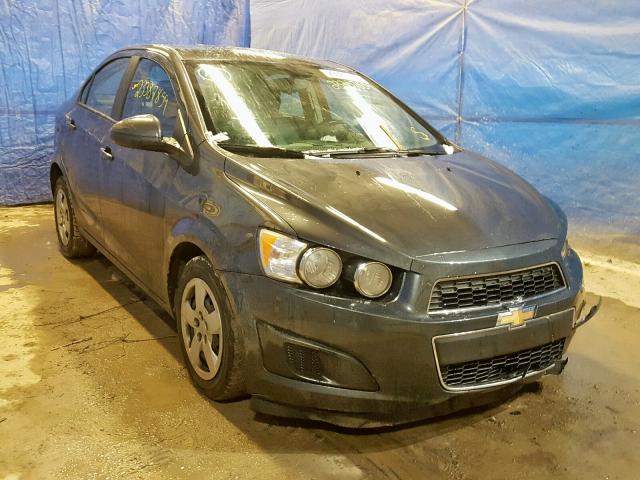 1G1JA5SG6G4106909 - 2016 CHEVROLET SONIC LS GRAY photo 1